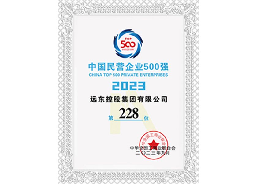 中國民營(yíng)企業(yè)500強(qiáng)